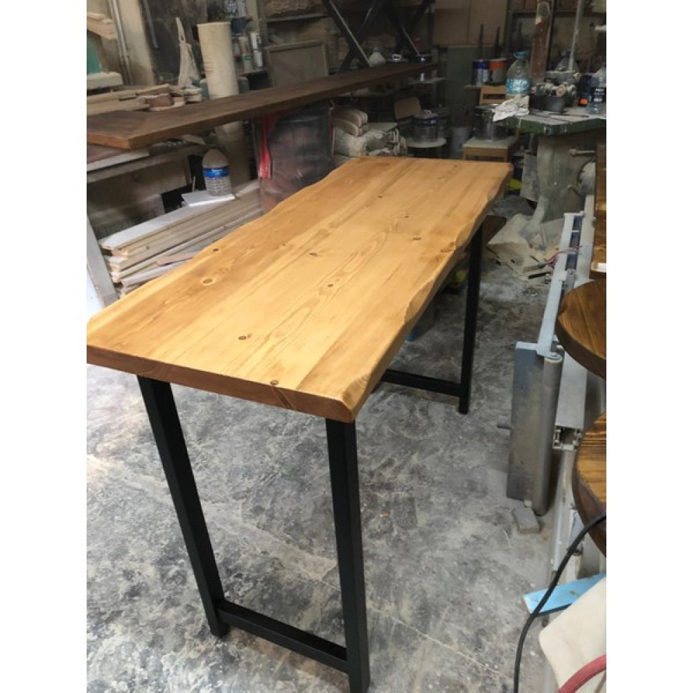 Bintaş Mobilya Kütük Bar Masası 140X60.CM Yemek & Mutfak Masası Fiyatı