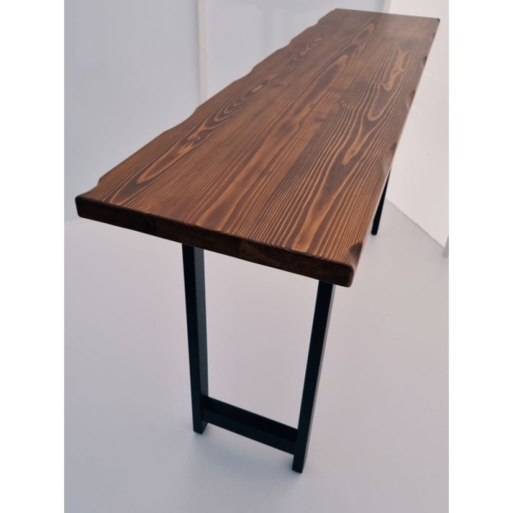 Bintaş Mobilya Kütük Bar Masası 200X50.CM - Ceviz - 50 x 200 x 105 cm Yemek & Mutfak Masası Fiyatı