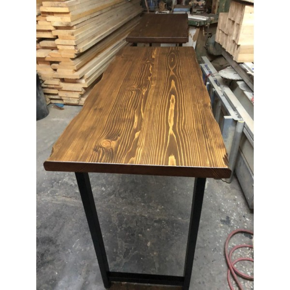 Bintaş Mobilya Kütük Bar Masası Ceviz Renk 60X140.CM Yemek & Mutfak Masası Fiyatı