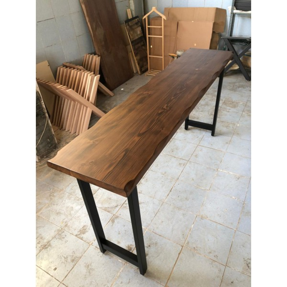 Bintaş Mobilya Kütük Bar Masası Modeli 180X50.CM Yemek & Mutfak Masası Fiyatı