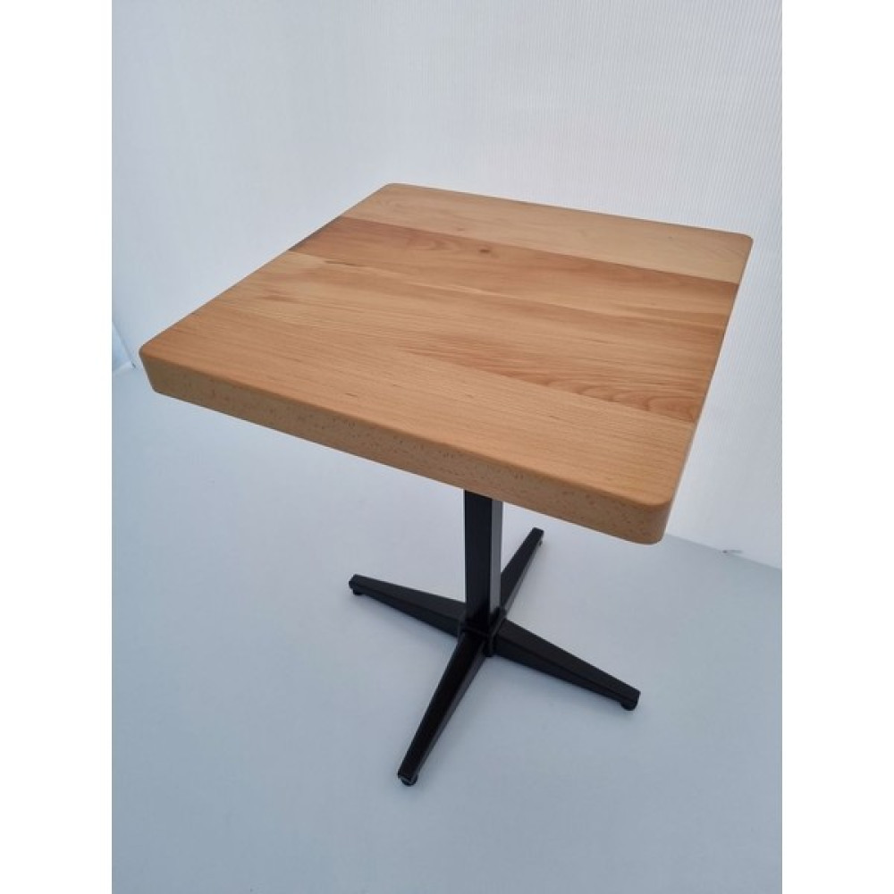 Bintaş Mobilya Kütük Cafe Masa 70X70.CM - Kayın Yemek & Mutfak Masası Fiyatı