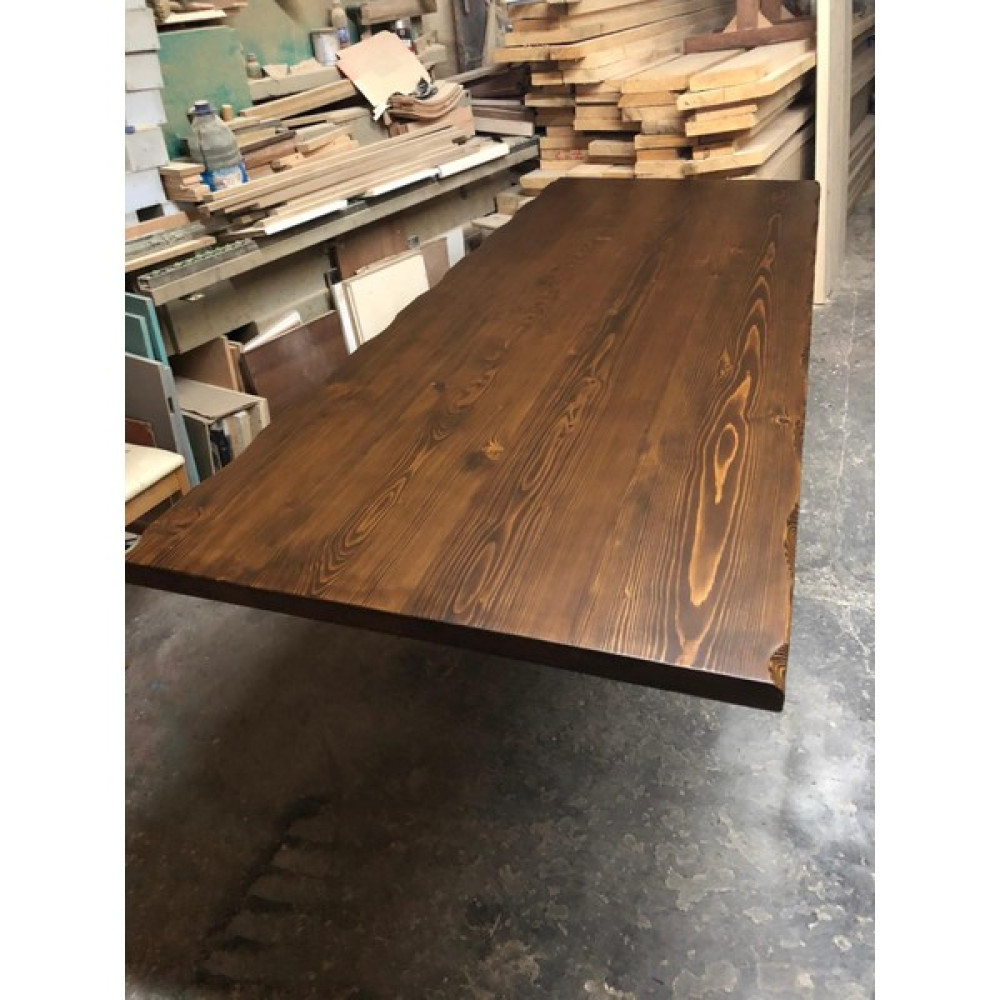 Bintaş Mobilya Kütük Masa Üstü Tablası Ceviz Rengi 260X100.CM Yemek & Mutfak Masası Fiyatı