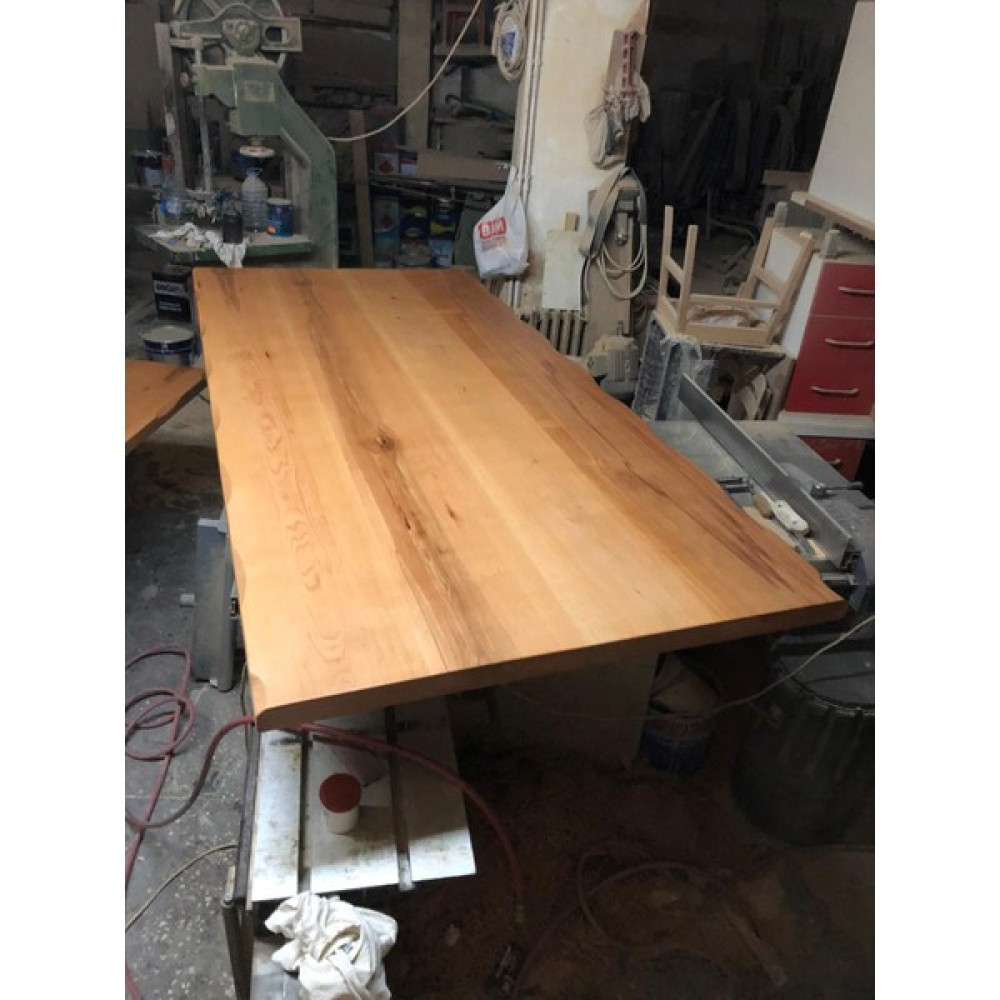 Bintaş Mobilya Naturel Kayın Ağacı Kütük Masa Üstü Tablası Imalatı 180X80.CM Yemek & Mutfak Masası Fiyatı