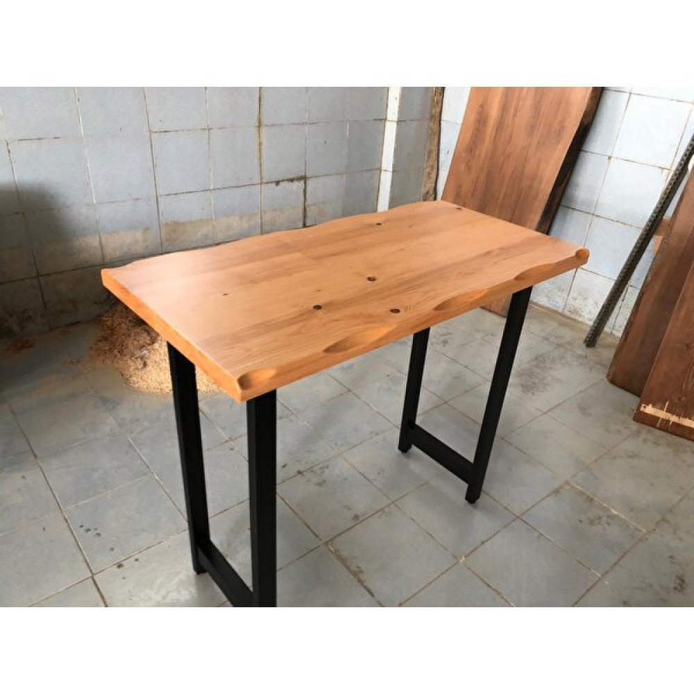 Bintaş Mobilya Naturel Kütük Bar Masası 60X120.CM Yemek & Mutfak Masası Fiyatı