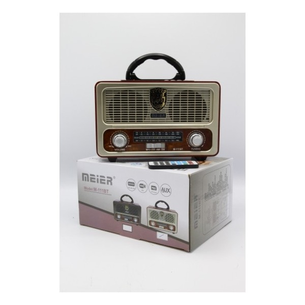 Bintech Şarjlı Nostaljik Radyo  M-111BT Usb/sd/mp3/bluetooth - Kahverengi Oto Boyaları Fiyatı