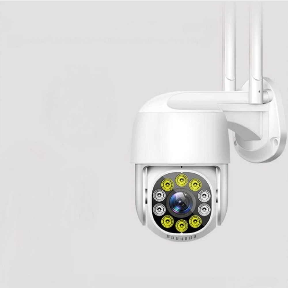 Bintech Yeni Nesil Gece Görüşlü Wifi Ip Kamera 10 LED Güvenlik Kamerası - Beyaz Güvenlik Kameraları Fiyatı
