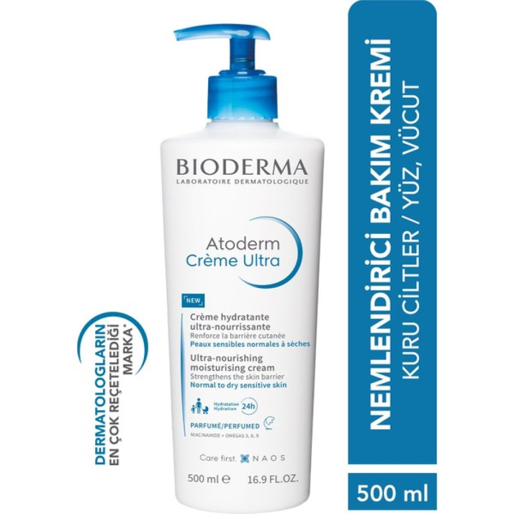 Bio Bioderma Atoderm Cream Ultra 500 ml Nemlendiriciler Fiyatı