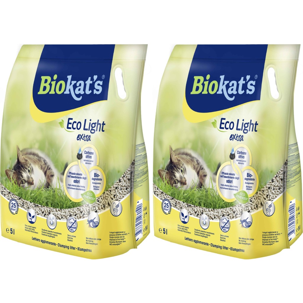 Bio Cat's Pelet Kedi Kumu Eco Light Extra 5 lt - 2'li Evcil Hayvan Ürünleri Fiyatı