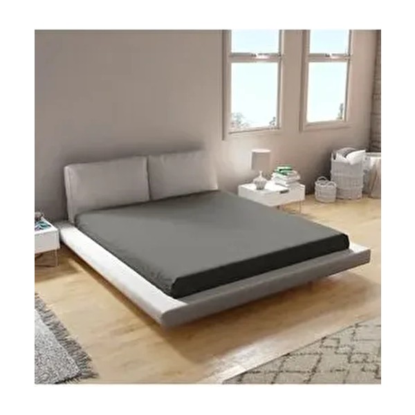 Bio Cotton %100 Pamuk Penye Lastikli Çarşaf 100 x 200 cm Düz Kumaş Türkiye Menşeli - Gri Çarşaf Fiyatı