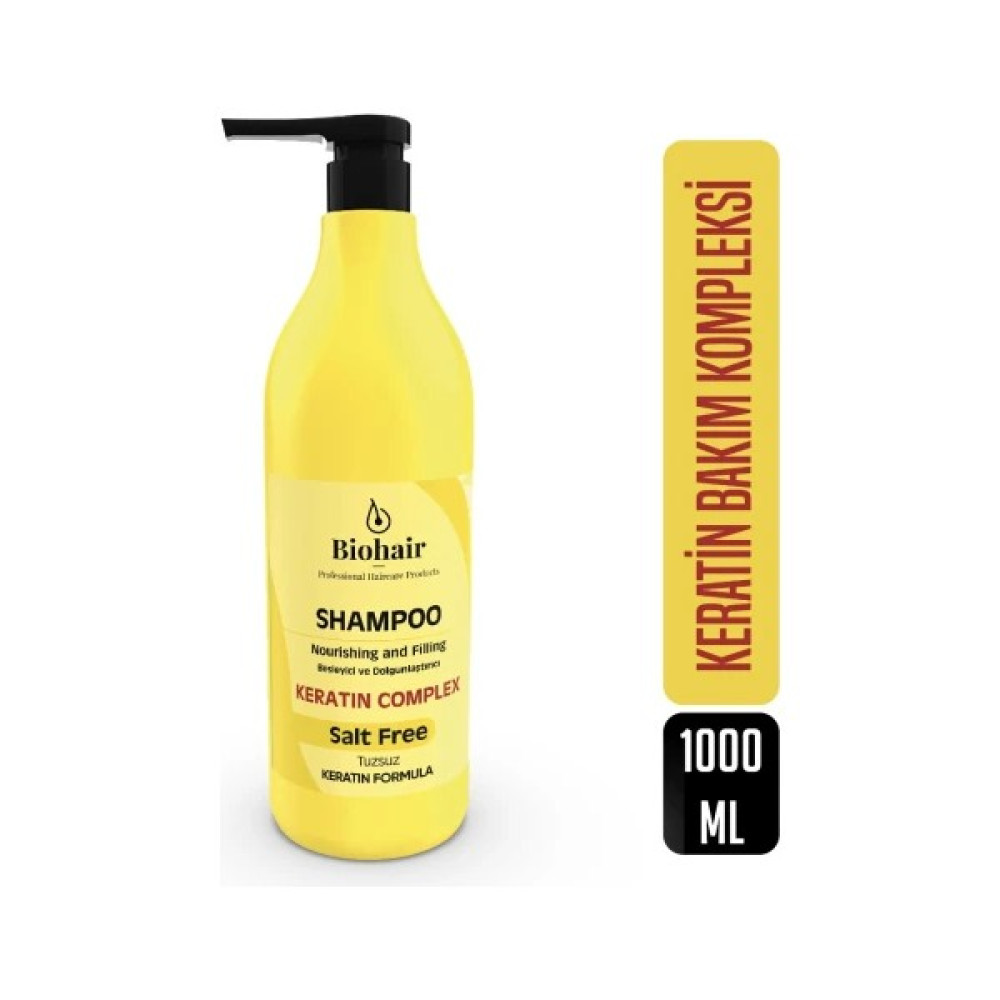 Bio Hair Biohair Tuzsuz Keratin Complex Besleyici ve Onarıcı Şampuan 1000 Ml. Şampuan ve Saç Kremi Fiyatı