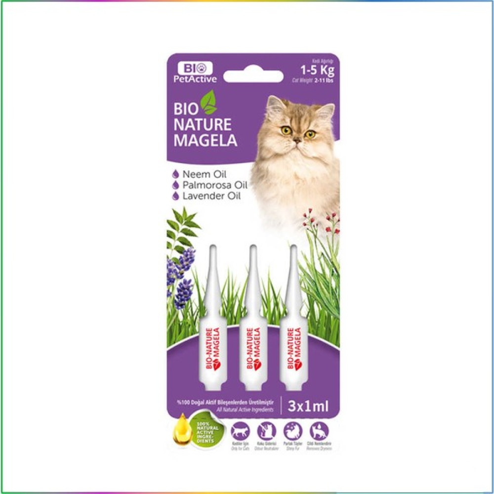 Bio Kedi Dış Parazit ense Damla Deri Tüy Bakım Sinek Pire Kene Dis Parazit 3x1 ml 1-5 kg Evcil Hayvan Ürünleri Fiyatı