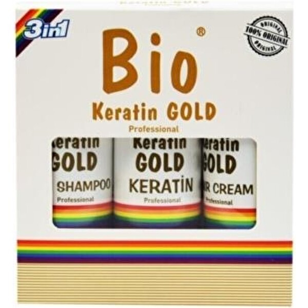 Bio Keratin Gold Bio 3 Lü Keratin Seti 150 ml Şampuan ve Saç Kremi Fiyatı