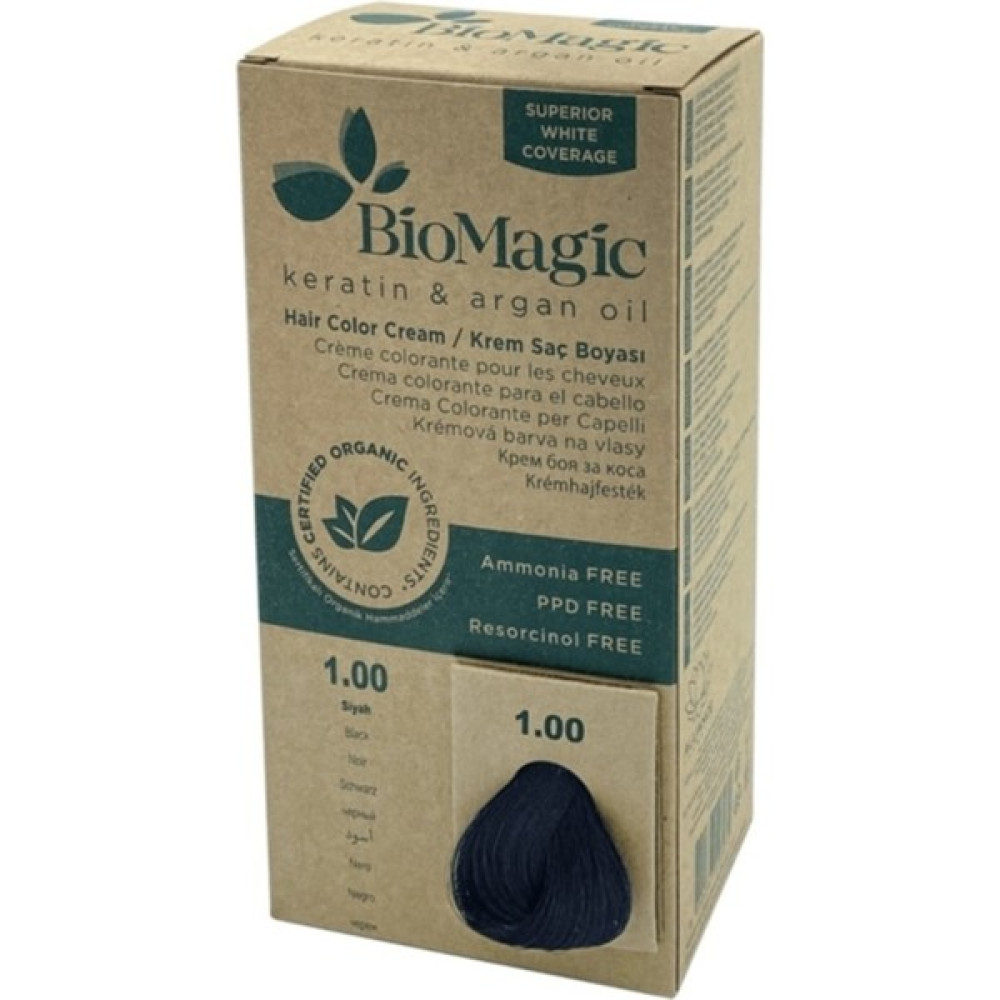 Bio Magic Biomagic Bio Magic Organik Saç Boyası 1.00 Siyah Saç Boyası Fiyatı
