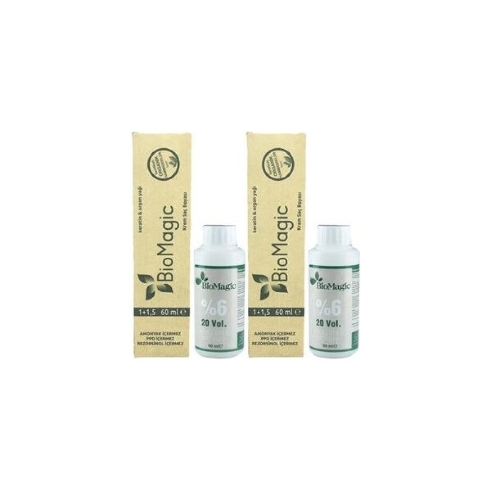 Bio Magic Bıomagıc Keratin ve Arganlı Amonyaksız Doğal Saç Boyası 3-0 Koyu Kahve 60 ml Boya x 2 Oksidan 90 ml Saç Boyası Fiyatı