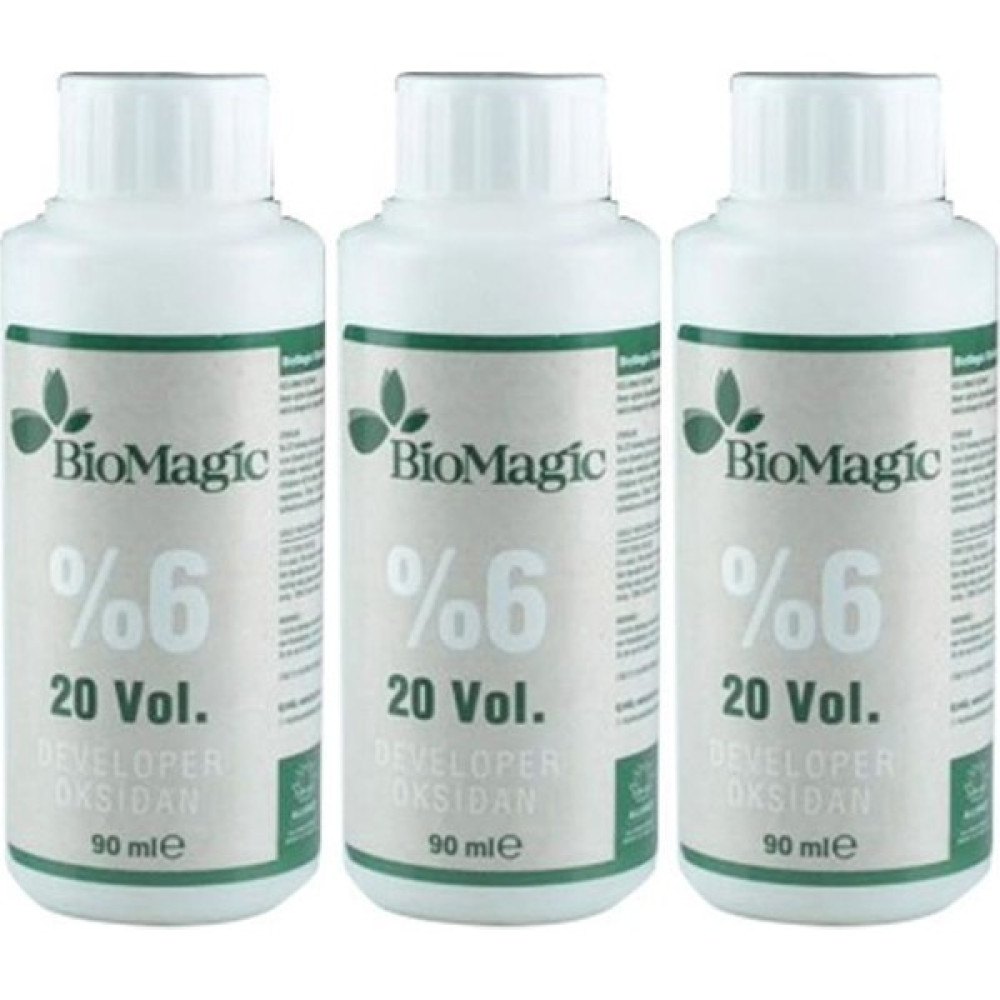 Bio Magic Developer Peroksit-Oksidan 20 Volüm %6 90 ml 3 Adet - 00 Saç Boyası Fiyatı