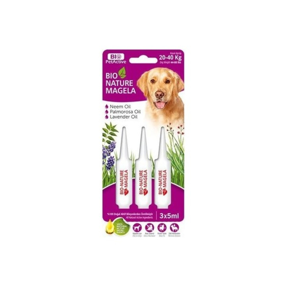Bio Natural Bio Nature Magela Köpek Ense Damlası 20-40 kg 3x5 ml Evcil Hayvan Ürünleri Fiyatı
