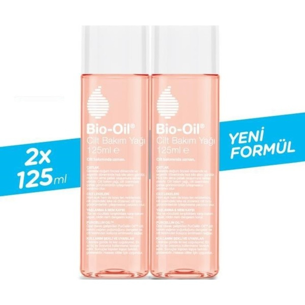 Bio-Oil Çatlak tı & Nemlendirici Cilt Bakım Yağı 2x125 ml Vücut Sıkılaştırıcı ve İncelticiler Fiyatı