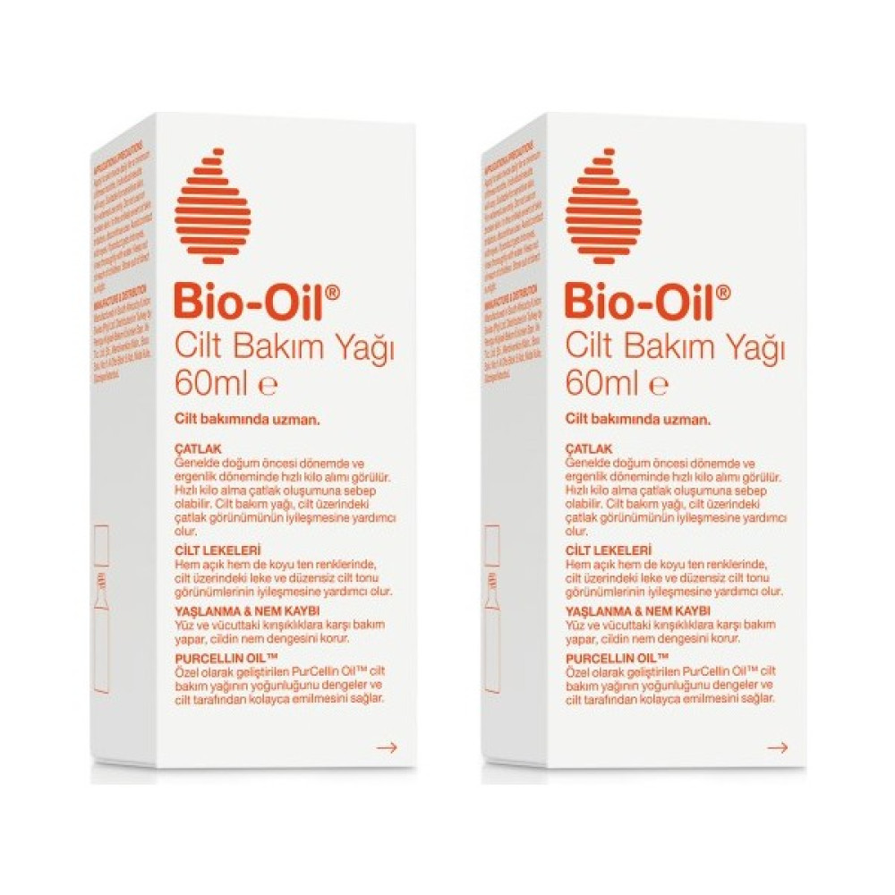 Bio-Oil Cilt Bakım Yağı 60 ml - x 2 Adet Vücut Sıkılaştırıcı ve İncelticiler Fiyatı