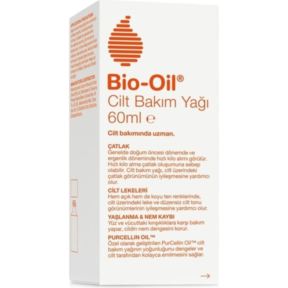 Bio-Oil Cilt Bakım Yağı 8 Haftada Çatlak, Cilt Lekeleri ve Kırışıklıklarda 60ML Vücut Sıkılaştırıcı ve İncelticiler Fiyatı