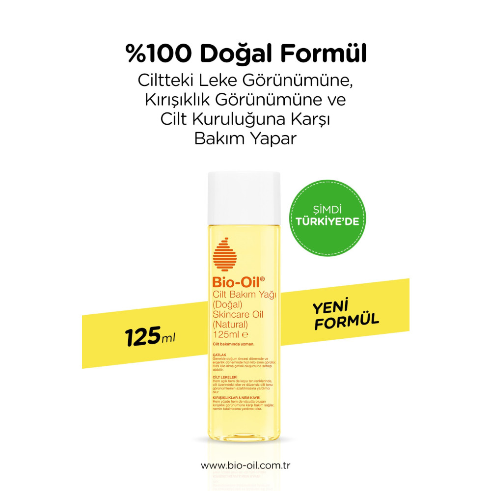 Bio-Oil Natural Cilt Bakım Yağı 125 ml Anne Bakım ve Kozmetik Fiyatı