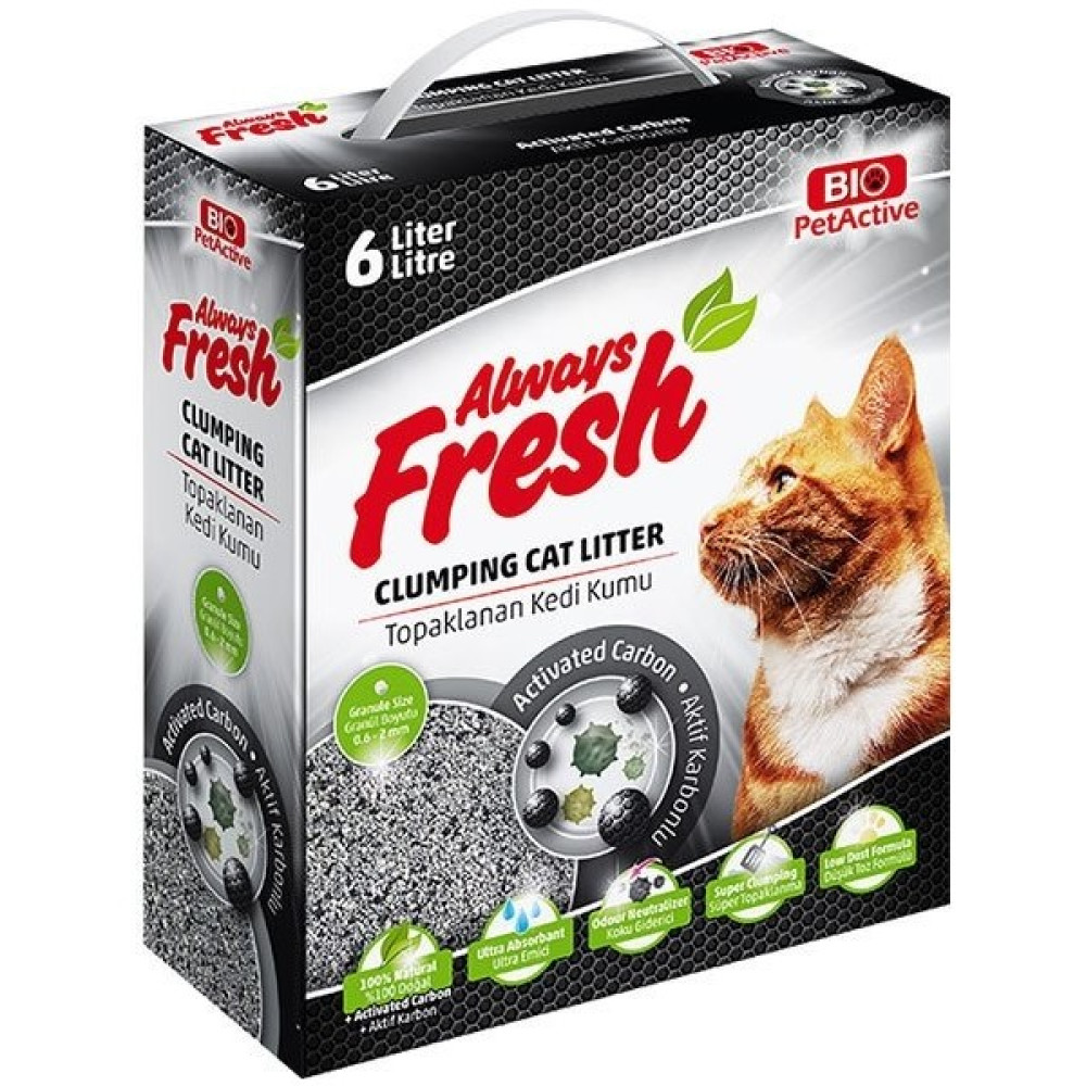 Bio Pet Active Always Fresh -Topaklanan Aktif Karbonlu Kedi Kumu Evcil Hayvan Ürünleri Fiyatı