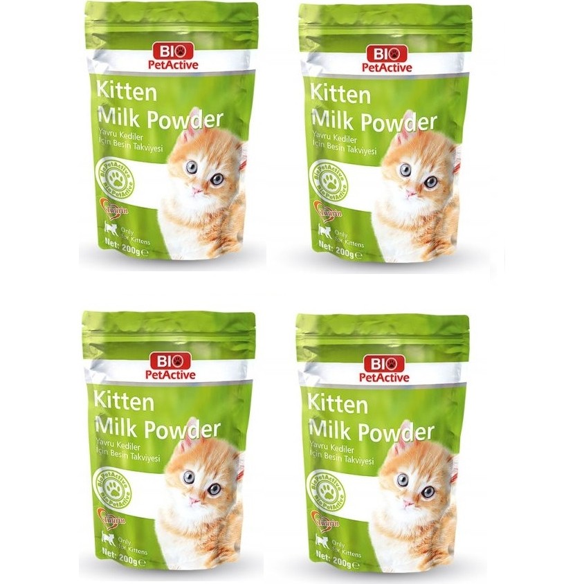 Bio Pet Active Kitten Milk Powder Yavru Kedi Süt Tozu 200 gr. x 4 Adet Evcil Hayvan Ürünleri Fiyatı