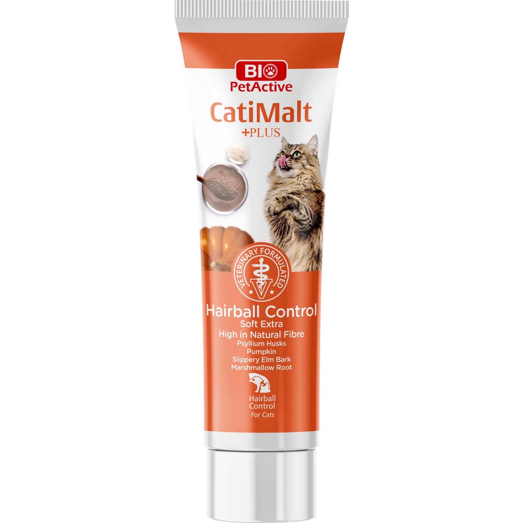 Bio PetActive Bio Pet Active Cati Malt Plus 100ml Vitamin Pasta Kedi Ödülü Yüksek Lifli Lezzetli Formül Diğer Fiyatı