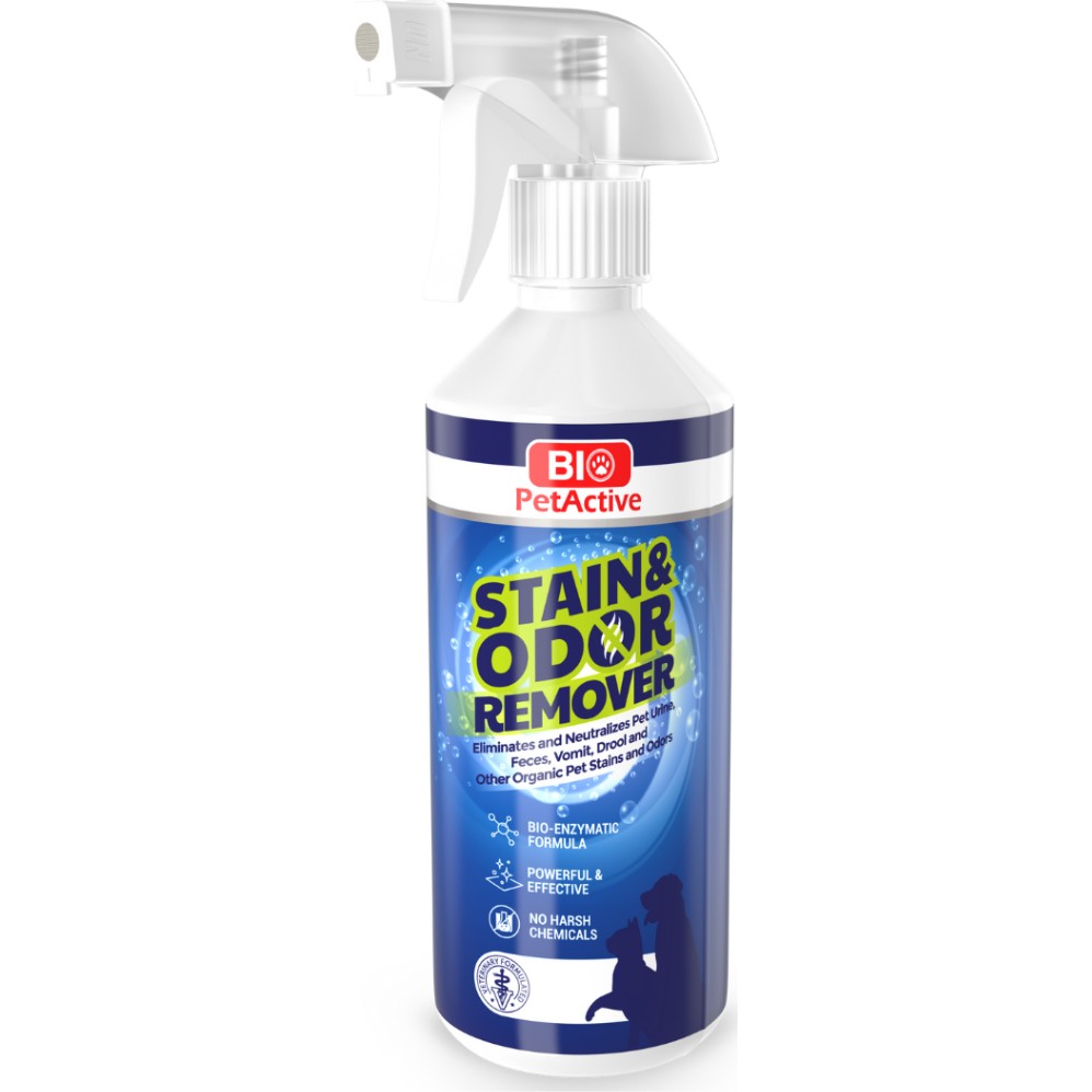 Bio Petactive Stain Odor Remover Leke Çıkarıcı ve Koku Giderici 490ML Evcil Hayvan Ürünleri Fiyatı