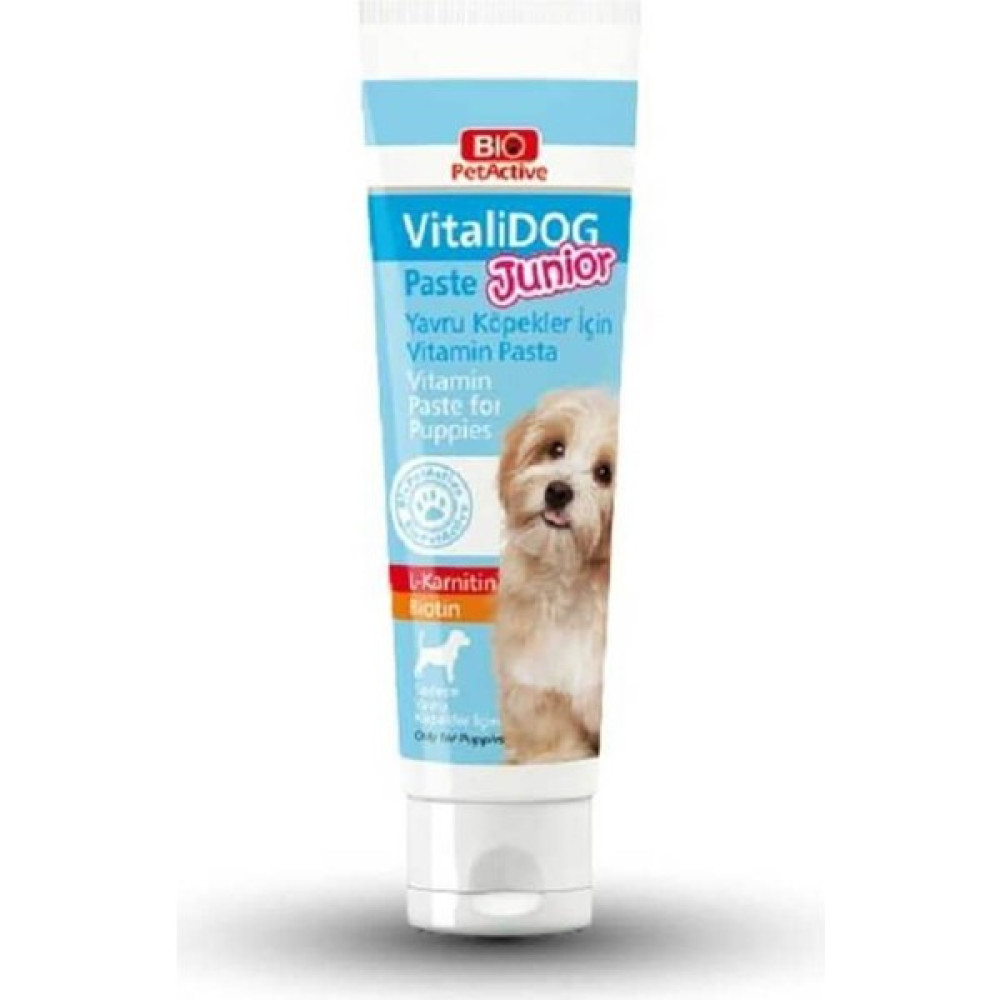 Bio Petactive Vitalidog Junior Paste Yavru Köpek Vitamin 100ML Evcil Hayvan Ürünleri Fiyatı