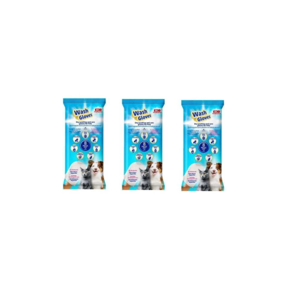 Bıo Petactıve Wash Gloves 3 Adet Evcil Hayvan Ürünleri Fiyatı
