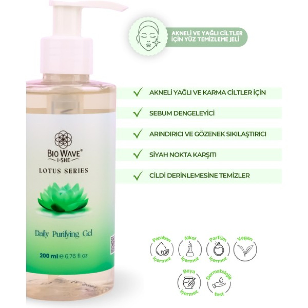 Bio Wave Daily Purifying Gel Akneli ve Yağlı Ciltler Için Yüz Temizleme Jeli 200 ml Oto Boyaları Fiyatı