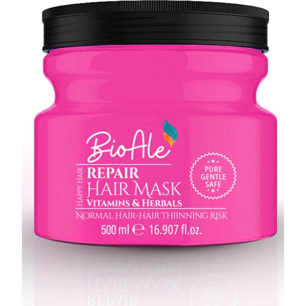 BioAle Onarıcı Saç Maskesi Panthenol+Biotin+Ginseng+Ihlamur Ağacı+Yeşil Çay 500 ml - yok Saç Bakım Maskeleri & Serumlar & Spreyler Fiyatı