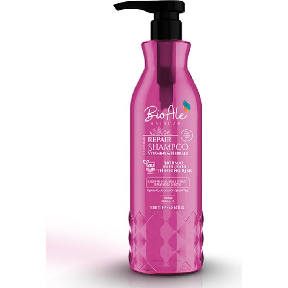 BioAle Onarıcı Saç Şampuan Panthenol+Biotin+Ginseng+Ihlamur Ağacı+Yeşil Çay 1000 ml Şampuan ve Saç Kremi Fiyatı
