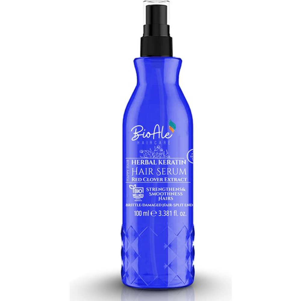 BioAle ,Onarıcı ve Elektriklenme Karşıtı Saç Serumu Bitkisel Keratin + Kırmızı Yonca Özü 100 ml - yok Saç Şekillendirici Sprey Fiyatı