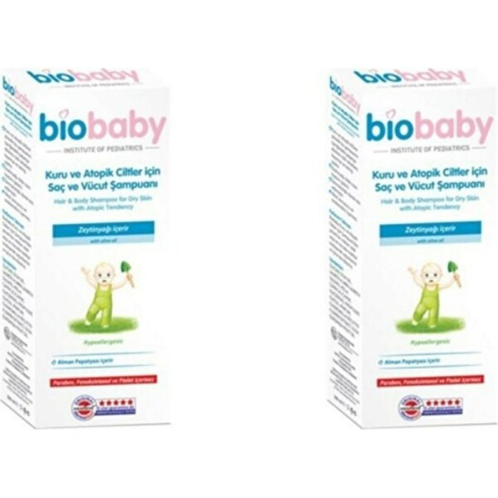 Biobaby Atocare Çok Kuru Ciltler Için Saç ve Vucut Şampuanı 300 ml 2 Adet Bebek Şampuanı Fiyatı