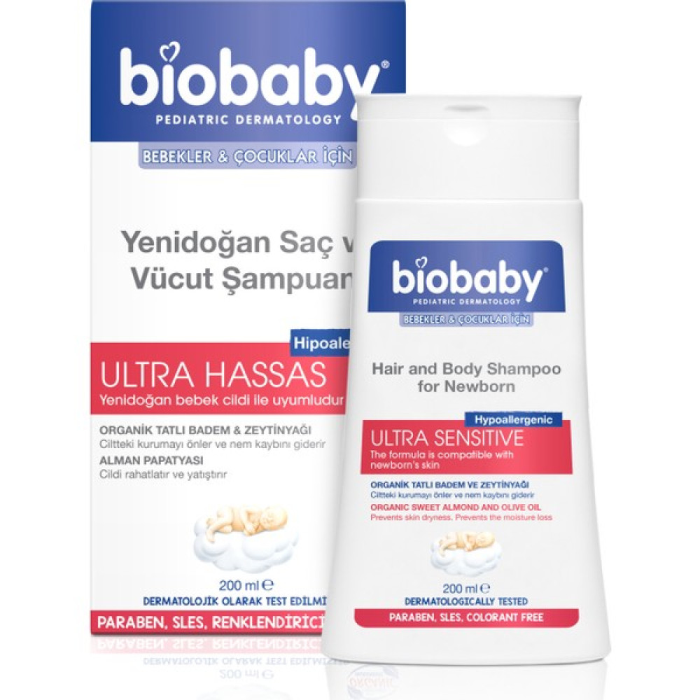 Bıobaby Yenidoğan Saç ve Vücut Şampuanı 200 ml Bebek Şampuanı Fiyatı