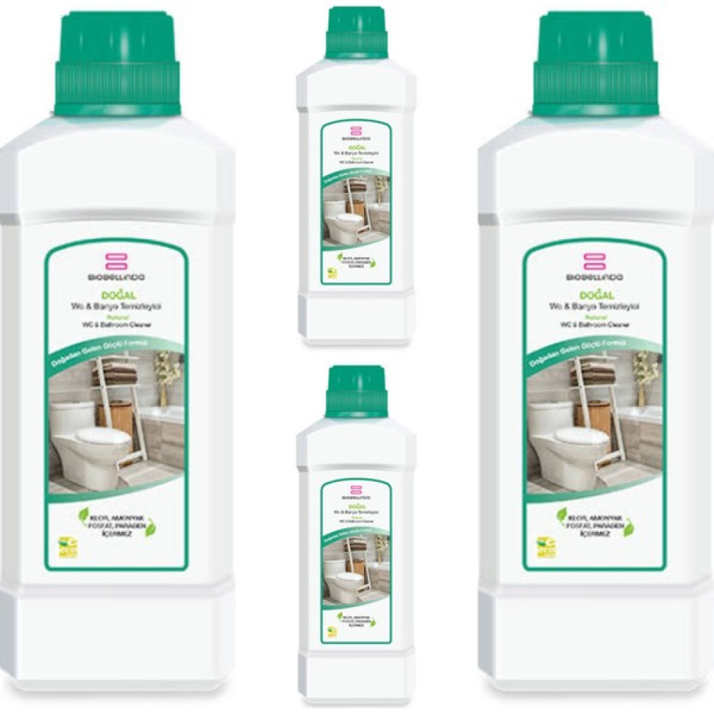 Biobelinda BioBellinda Wc & Banyo Temizleyici 1000 ml 4 Adet - 1 lt Temizlik Malzemeleri Fiyatı