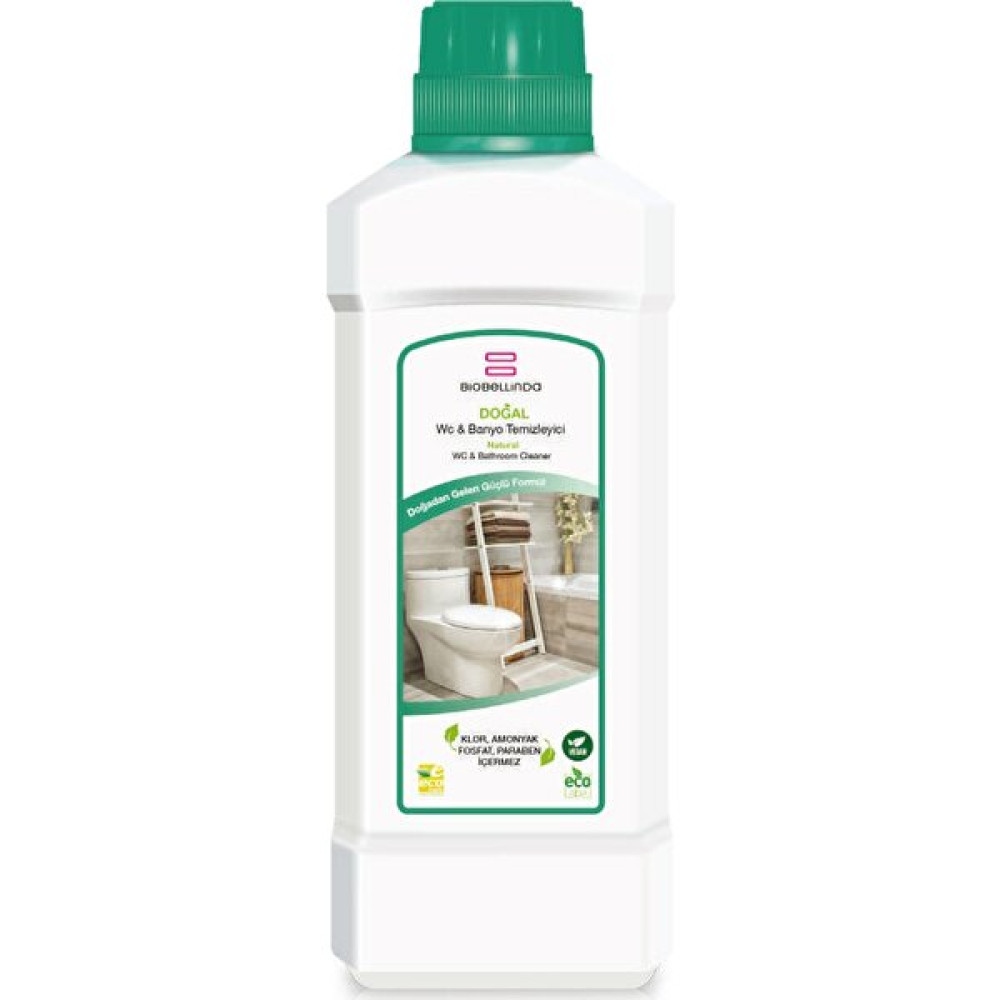 Biobella Biobellinda Wc & Banyo Temizleyici 1000 ml + Klor, Amonyak, Fosfat Içermeyen Formül Temizlik Malzemeleri Fiyatı