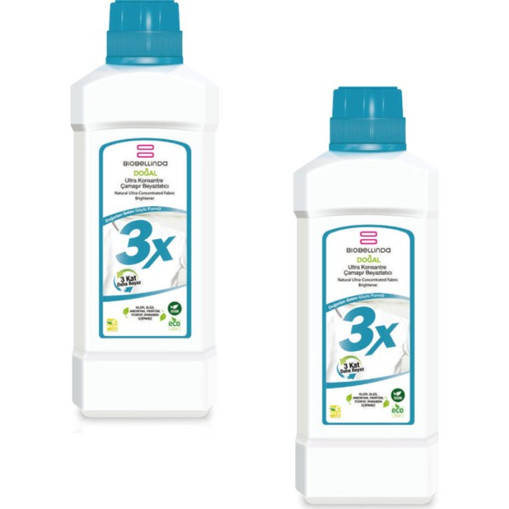 BioBellinda 3x Ultra Konsantre Çamaşır Beyazlatıcı x 2'li Temizlik Malzemeleri Fiyatı