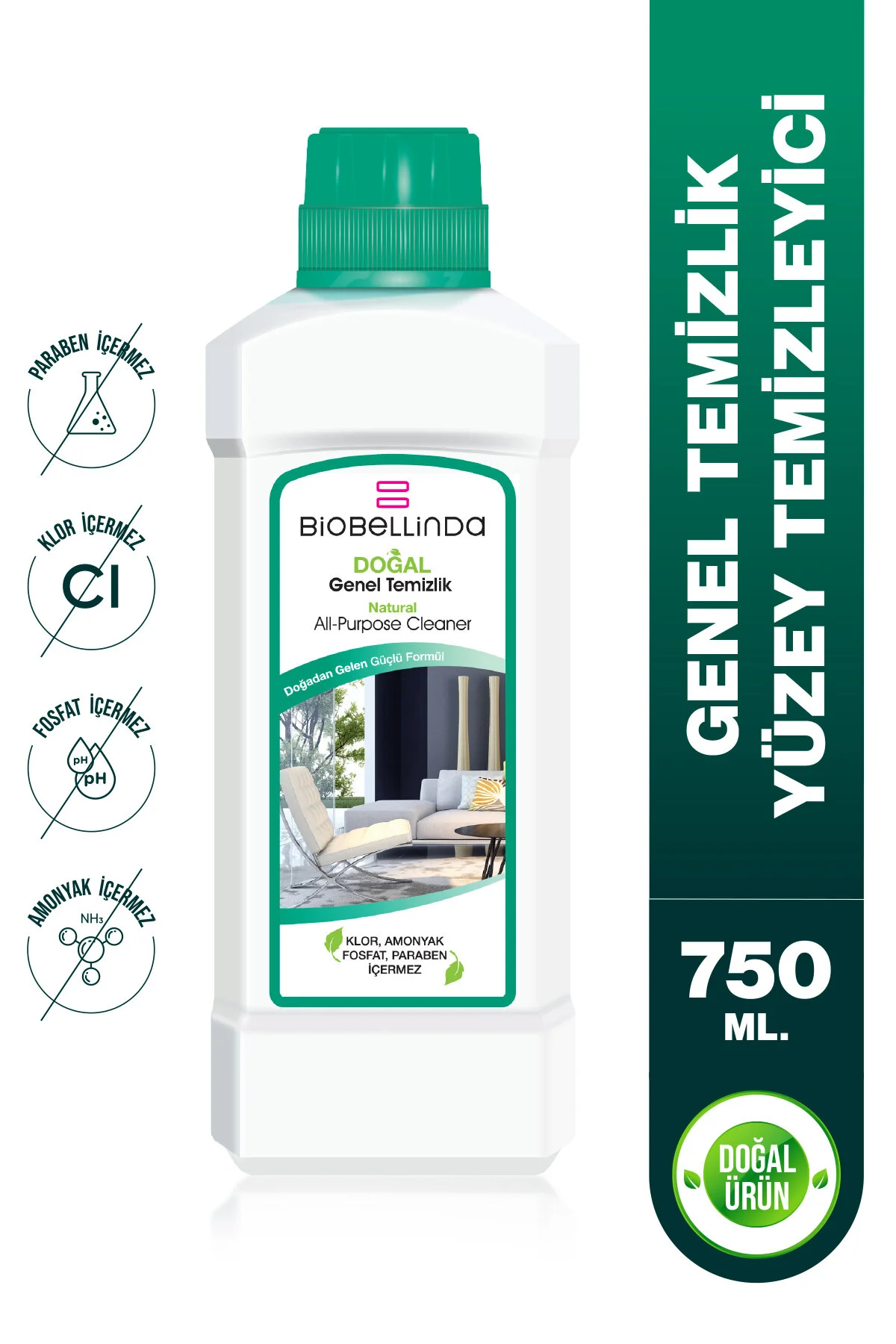 BioBellinda Doğal Konsantre Genel Temizlik Ürünü" Parlatıcı ve Temizleyiciler Fiyatı