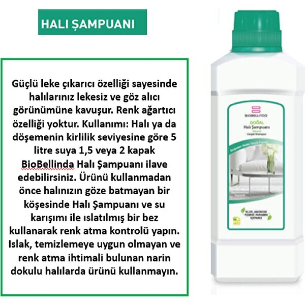 Biobellinda Halı Sampuanı Halı Şampuanı Fiyatı