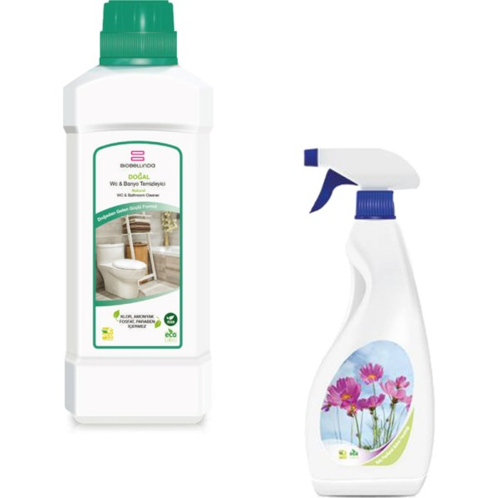 BioBellinda Wc & Banyo Temizleyici 1000 ml + Oda Parfümü Bahar Ferahlığı 500 ml Temizlik Malzemeleri Fiyatı