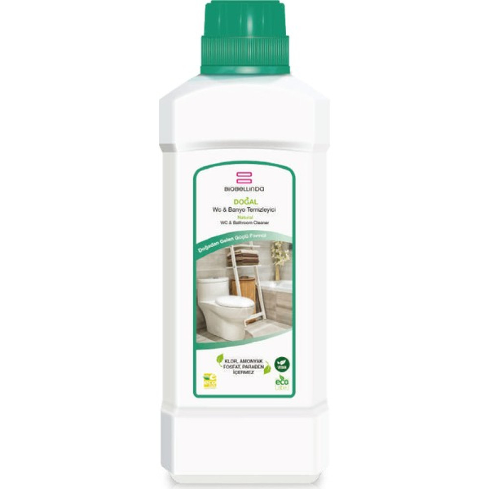 BioBellinda Wc & Banyo Temizleyici 750 ml + Klor, Amonyak, Fosfat Içermeyen Formül - 1 lt Temizlik Malzemeleri Fiyatı