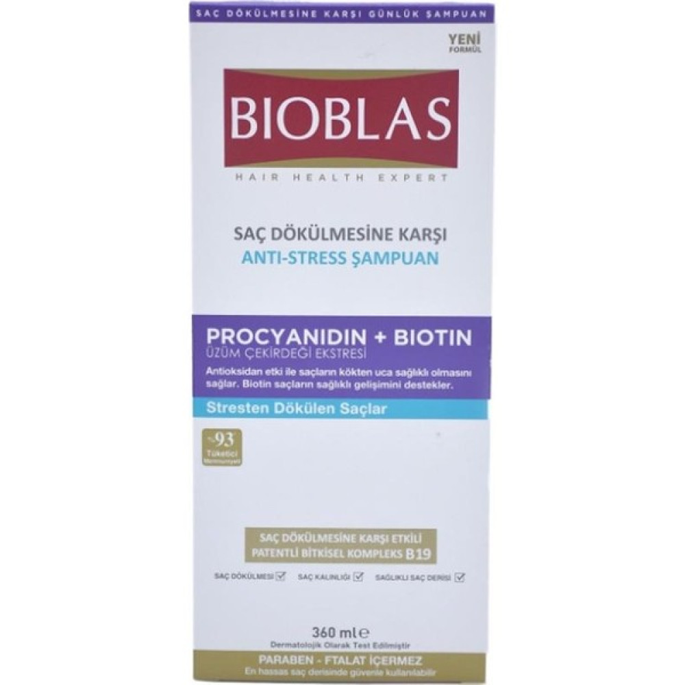 Bioblas Anti Stress Şampuan 360 ml - 0 Oto Boyaları Fiyatı