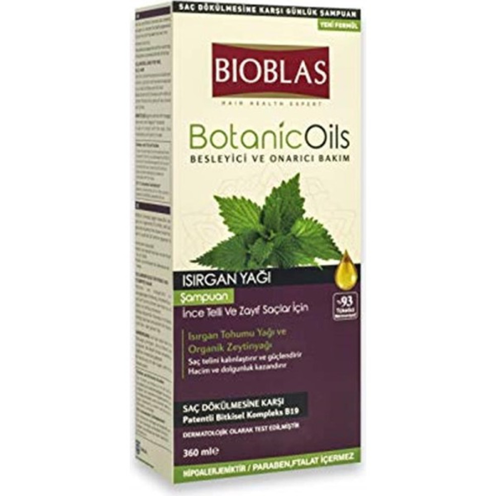 Bioblas Botanic Oils 360 Ml Isırgan Yağlı Şampuan - 1 Oto Boyaları Fiyatı