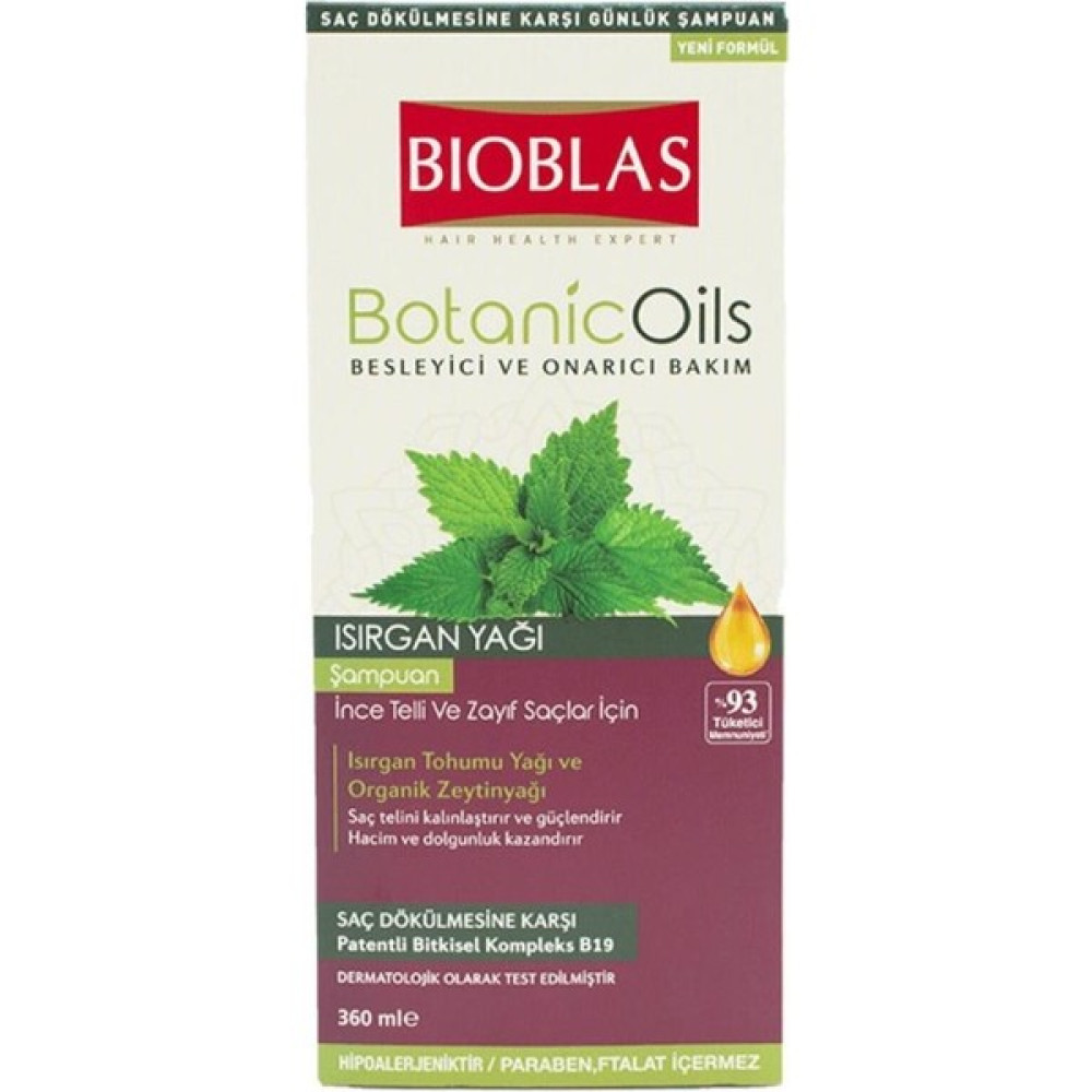 Bioblas Botanic Oils Isırgan Yağlı Şampuan 360 - 47 Oto Boyaları Fiyatı