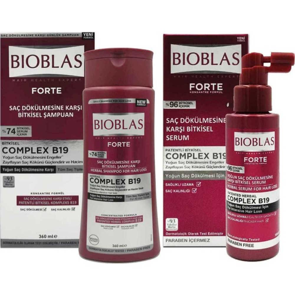 Bioblas Forte Bitkisel Serum 100 ml & Şampuan 360 ml Oto Boyaları Fiyatı