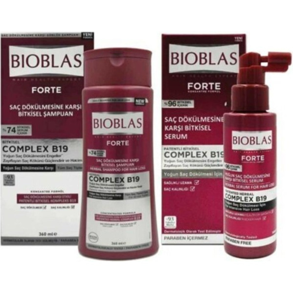 Bioblas Forte Ne Karşı Serum 100 ml ve Şampuan 360 ml Oto Boyaları Fiyatı