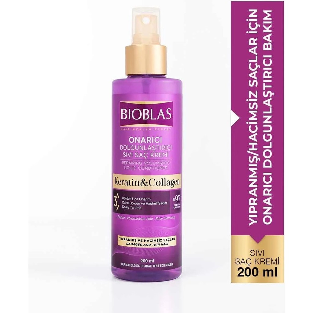 Bioblas Kolajen & Keratin Sıvı Saç Kremi 200 Ml Diğer Fiyatı