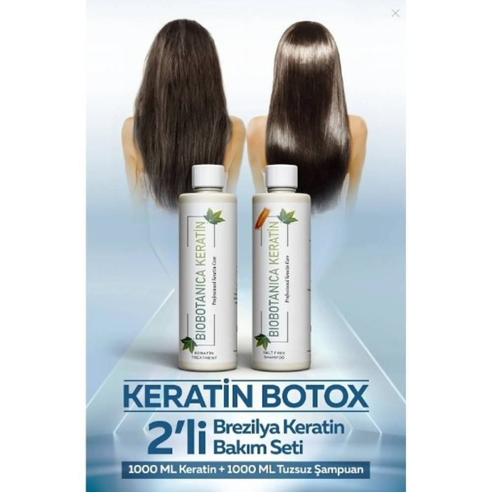 Biobotanica Brezilya Fönü Keratini 1000 ml - Tuzsuz Şampuan 1000 ml Şampuan ve Saç Kremi Fiyatı